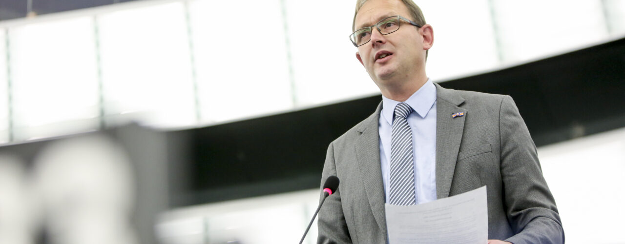 Bert-Jan RUISSEN in the EP in Strasbourg