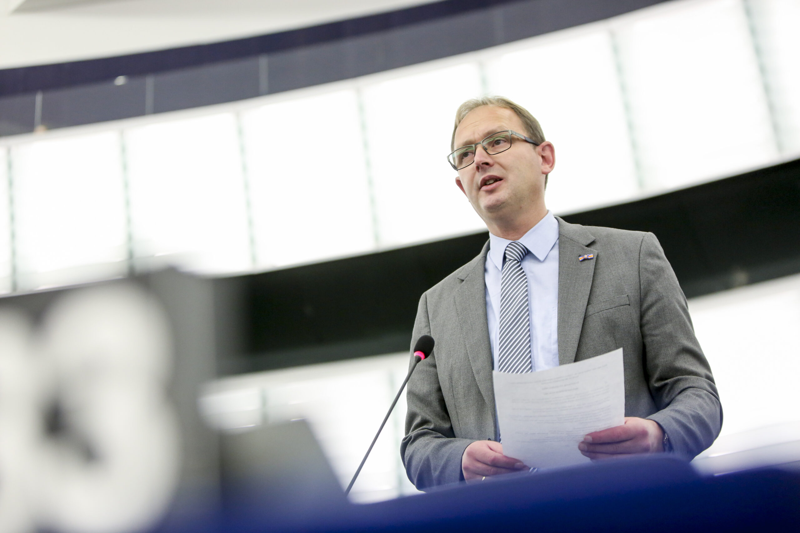 Bert-Jan RUISSEN in the EP in Strasbourg