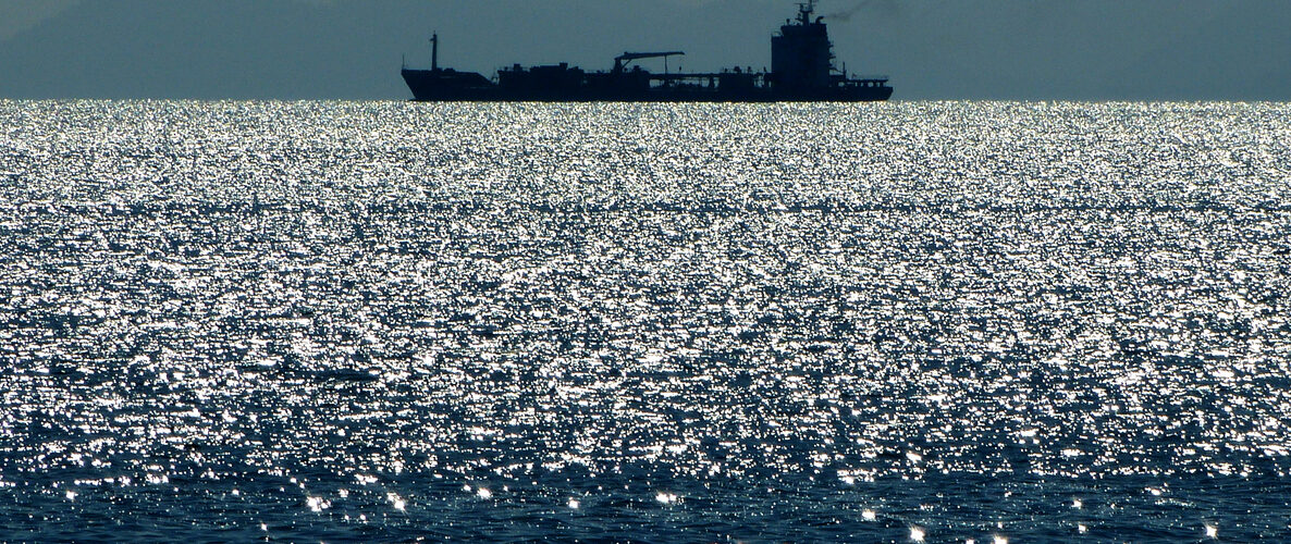 Cargo ship.