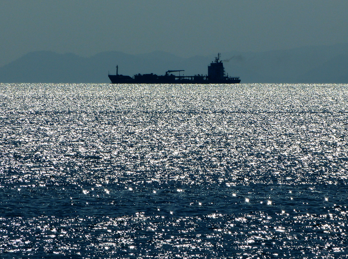 Cargo ship.