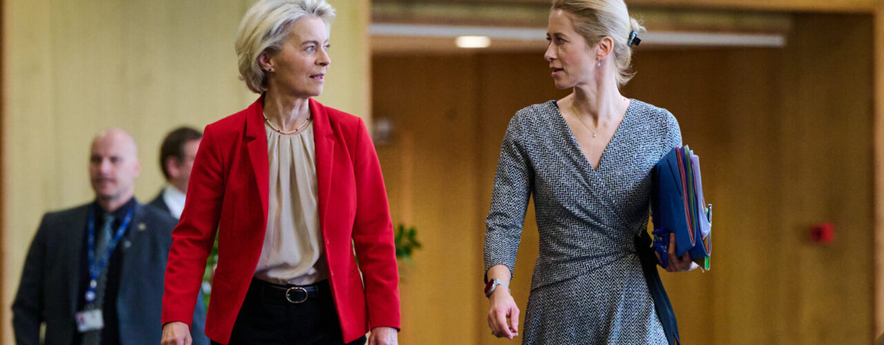 Commissievoorzitter Ursula von der Leyen (links) en EU-buitenlandchef Kaja Kallas. (Foto: Europese Commissie).