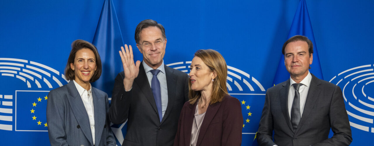 Roberta METSOLA, EP President meets with Mark RUTTE, NATO Secretary General