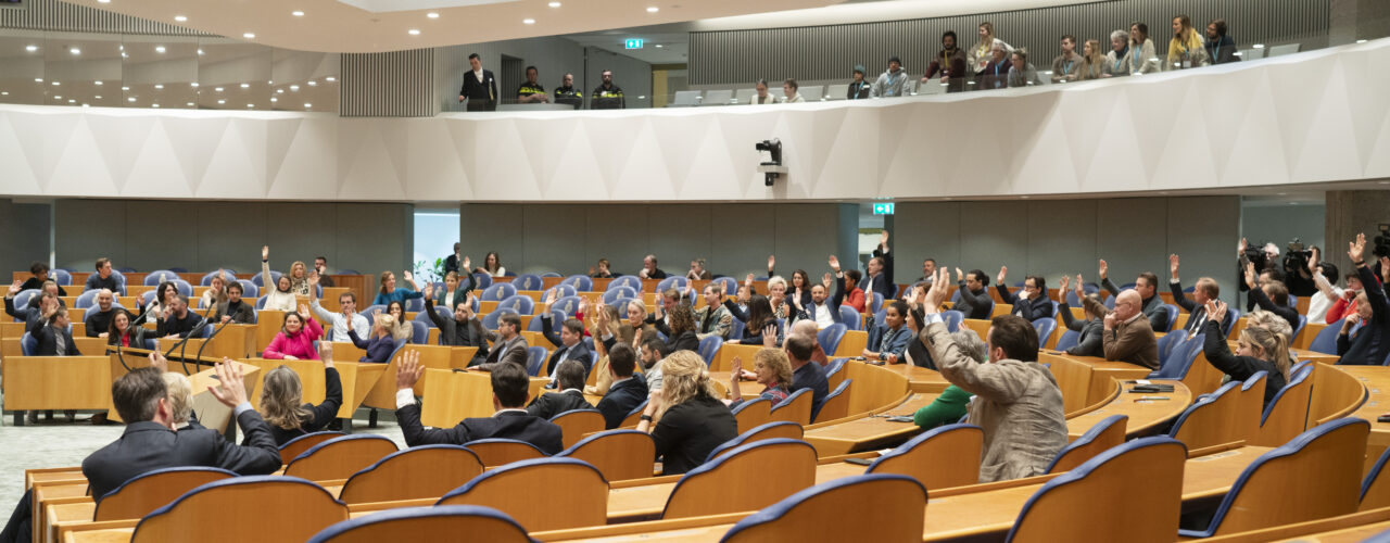 den haag, 2-12-2023, foto serge ligtenberg, stemming over de hertelling van de stemmen in tilburg