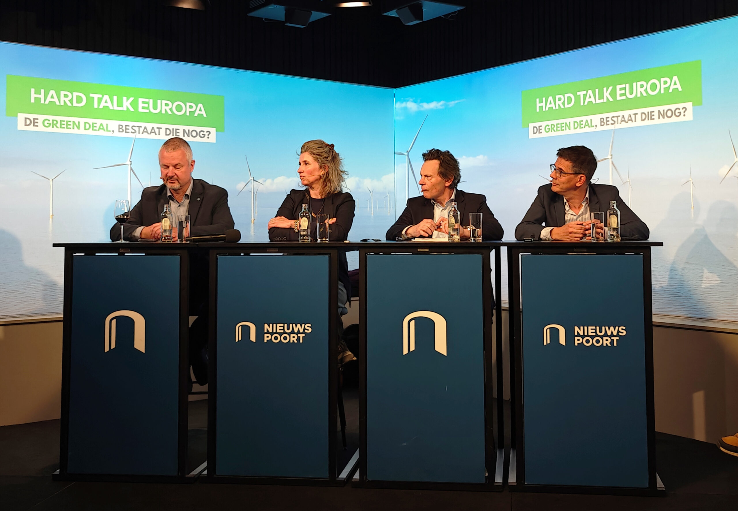 Green Deal-discussie tijdens Hard Talk Europa.