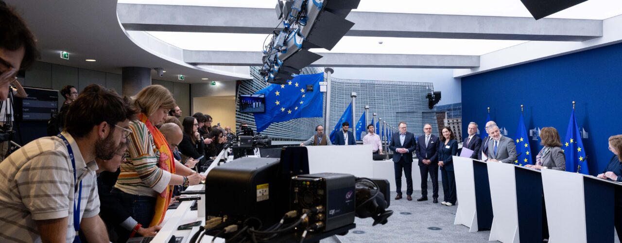 Burgemeester Femke Halsema op de bijeenkomst over de Europese woningcrisis in Brussel.