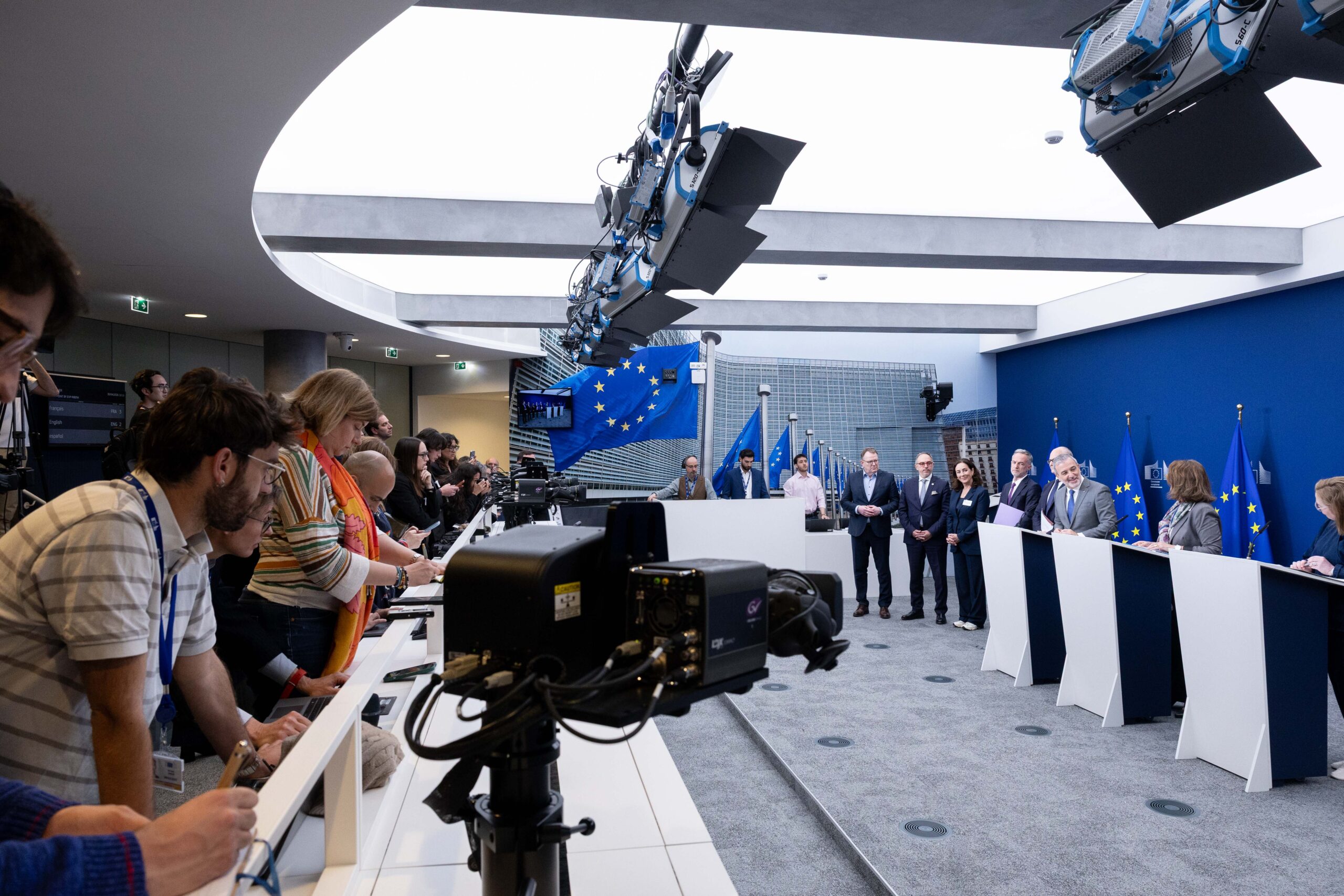 Burgemeester Femke Halsema op de bijeenkomst over de Europese woningcrisis in Brussel.