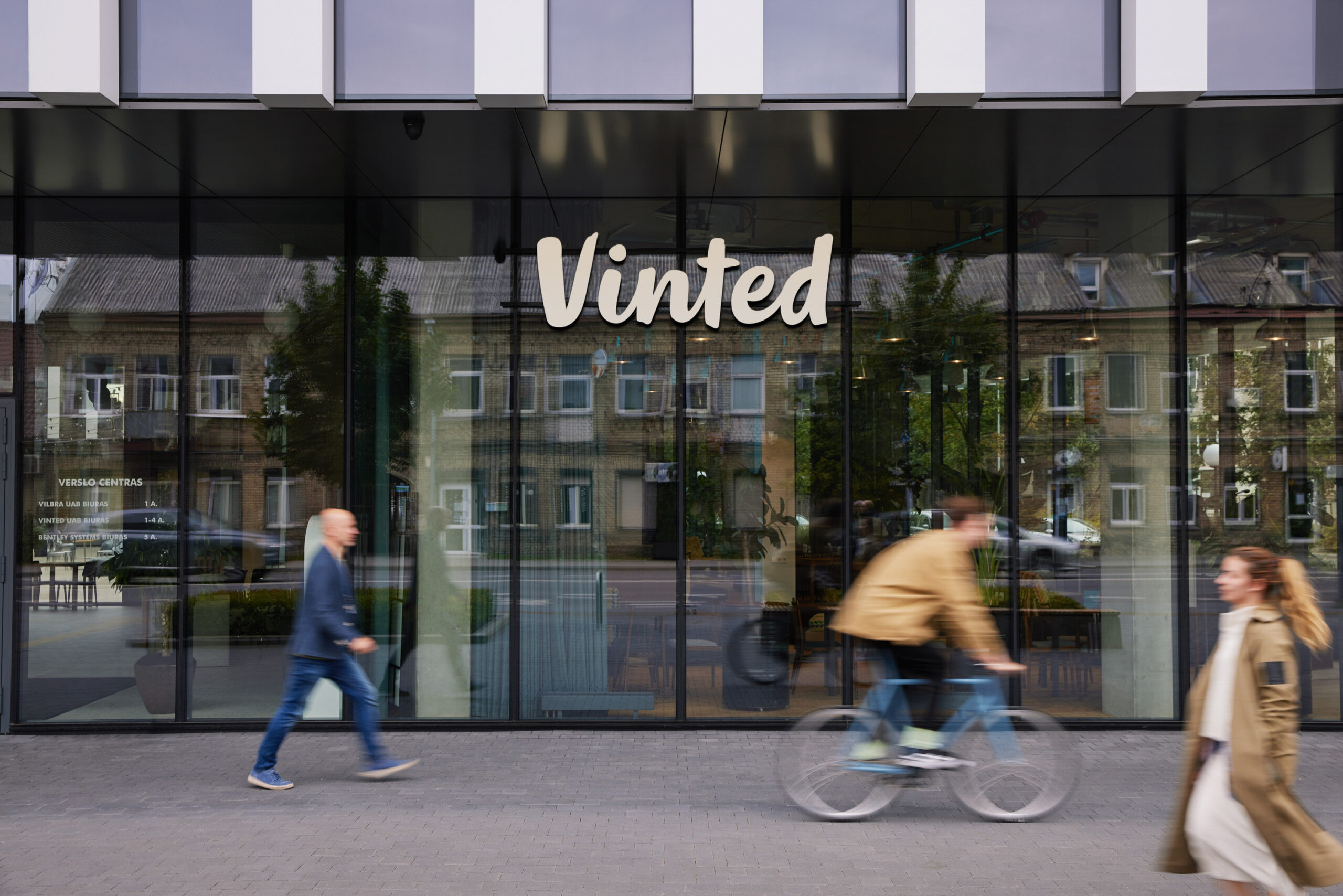 Kantoor van tweedehandsplatform Vinted, dat opriep tot strengere Europese importregels voor onveilige producten