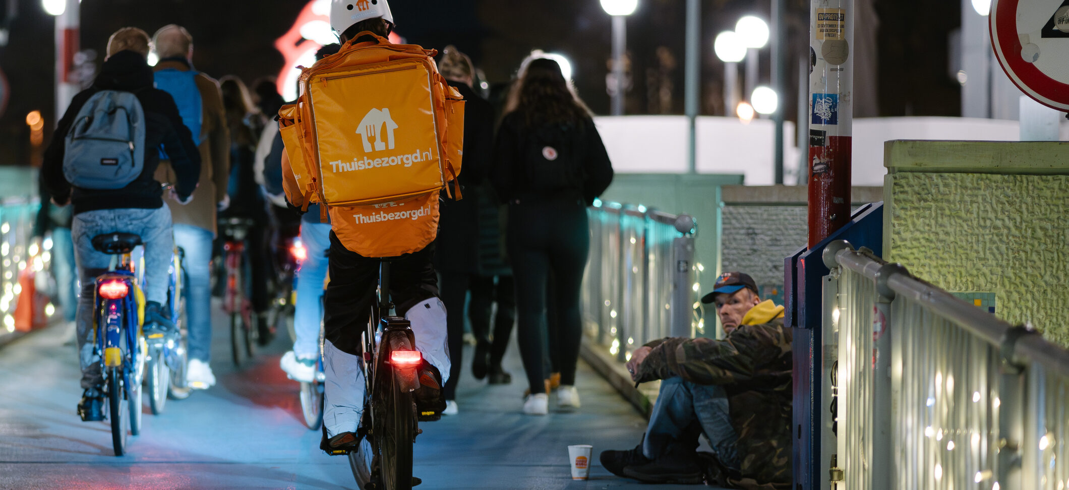 Armoede aanpakken in Europa op straat in Groningen.