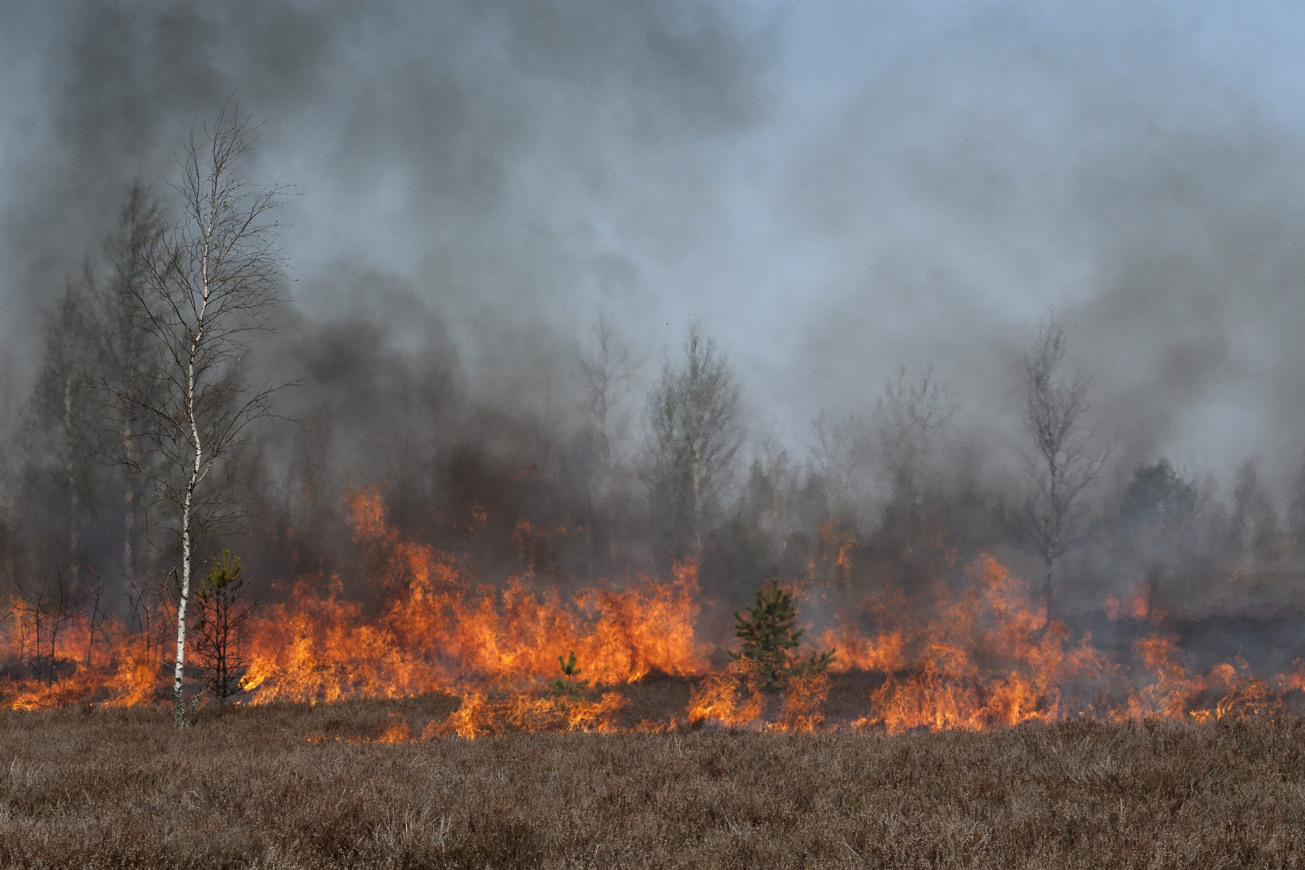 Brand in Nederland militaire oefeningen defensie.