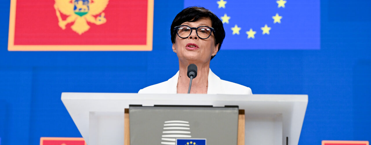 Eurocommissaris Martha Kos spreekt over EU-uitbreiding.