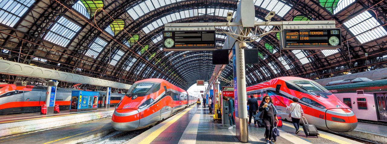 Met één klik een treinkaartje boeken naar bijvoorbeeld Milaan.