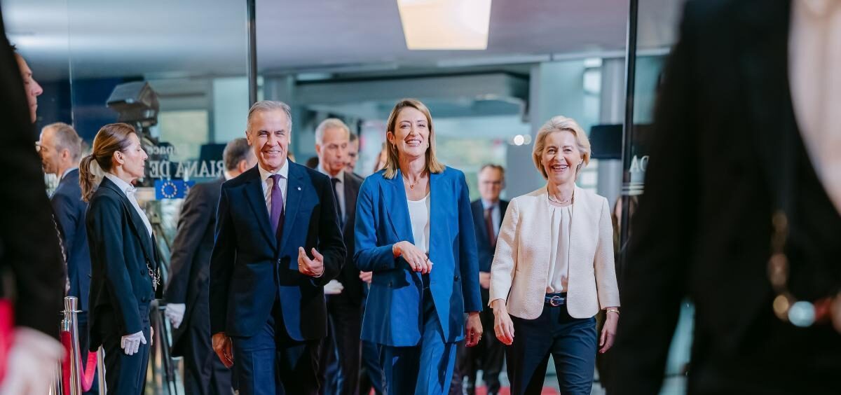 Von der Leyen zoekt toenadering Canada.